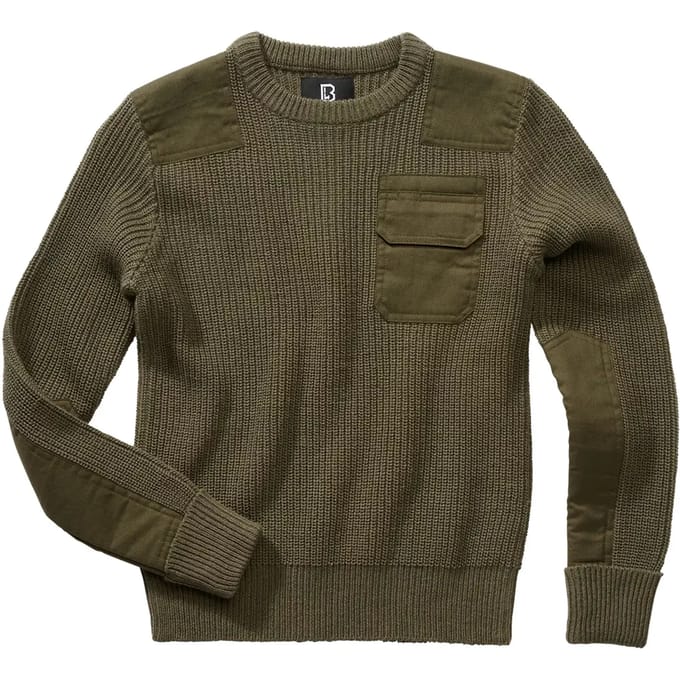Brandit Sweatshirt voor kinderen - Kids BW Pullover - voor Kinderen - olijf