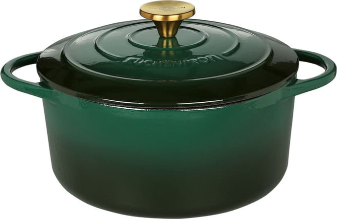 Braadpan 24cm rond racing green PROVENCE Küchenprofi