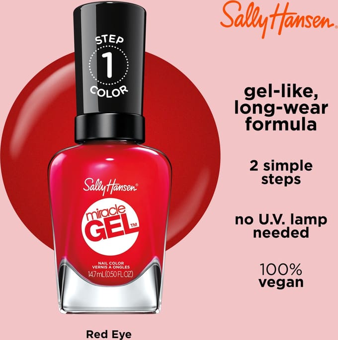 Sally Hansen Miracle Gel Nagellak - 470 Red Eye
