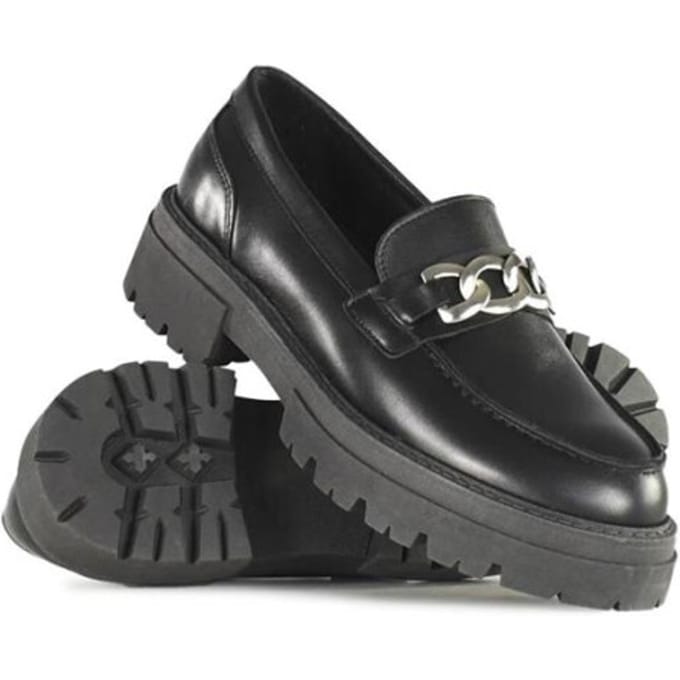 PS Poelman - maat 38- ROCKLAND Dames Loafers - Instappers - Zwart