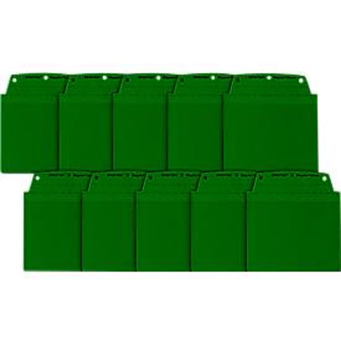 Orgatex insteekhoezen, A6 liggend, groen, 10 st.