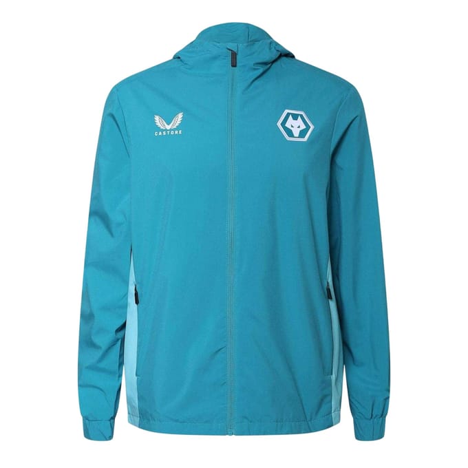 Castore Heren Wolverhampton Wanderers FC Jas (Pagoda Blauw)