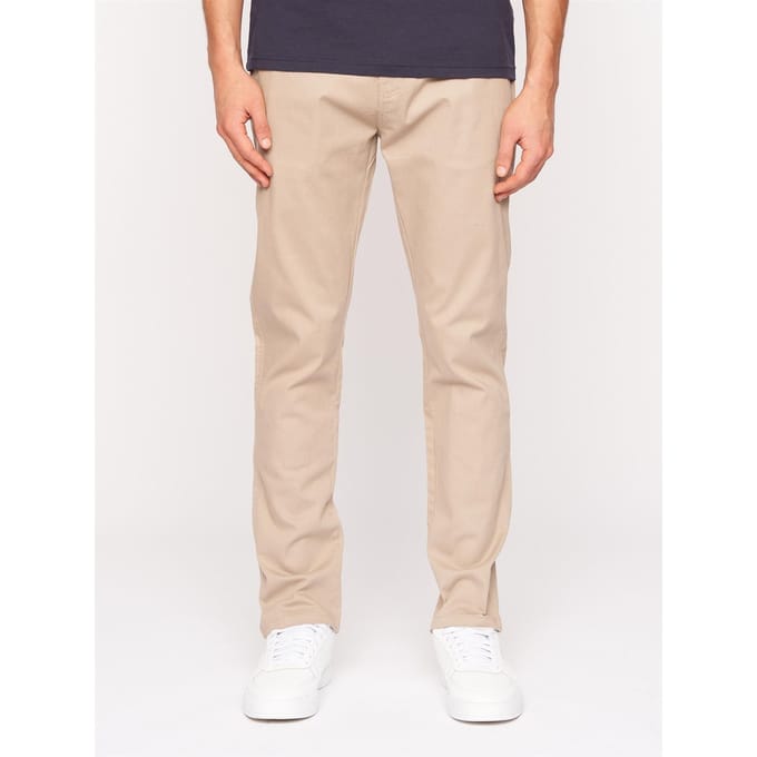 Crosshatch Heren Roysden Chinos (Beige)