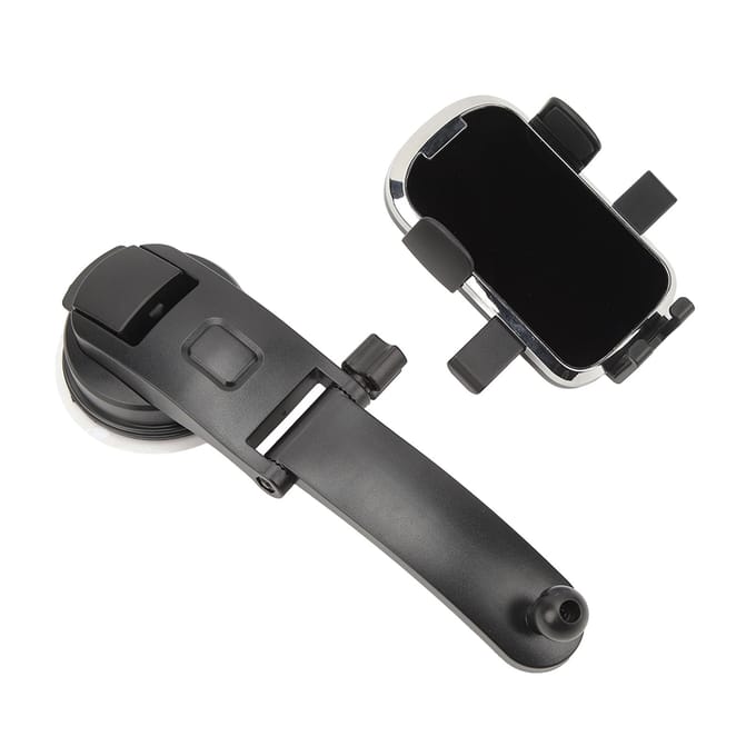 Zuignap Telefoonhouder Handsfree 360 Graden Rotatie Navigatie Telefoonstandaard voor Auto Dashboard gray