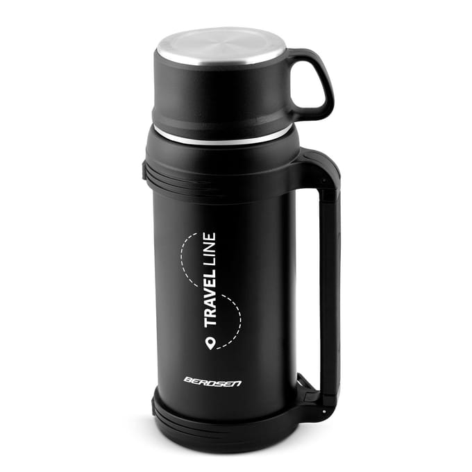 Vacuüm thermoskan - 1500 ml - BD-781 - zwart