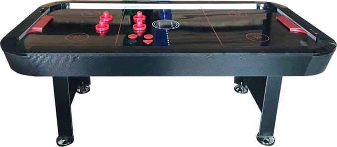 TopTable Hurricane Airhockeytafel Zwart / Zwart 7FT
