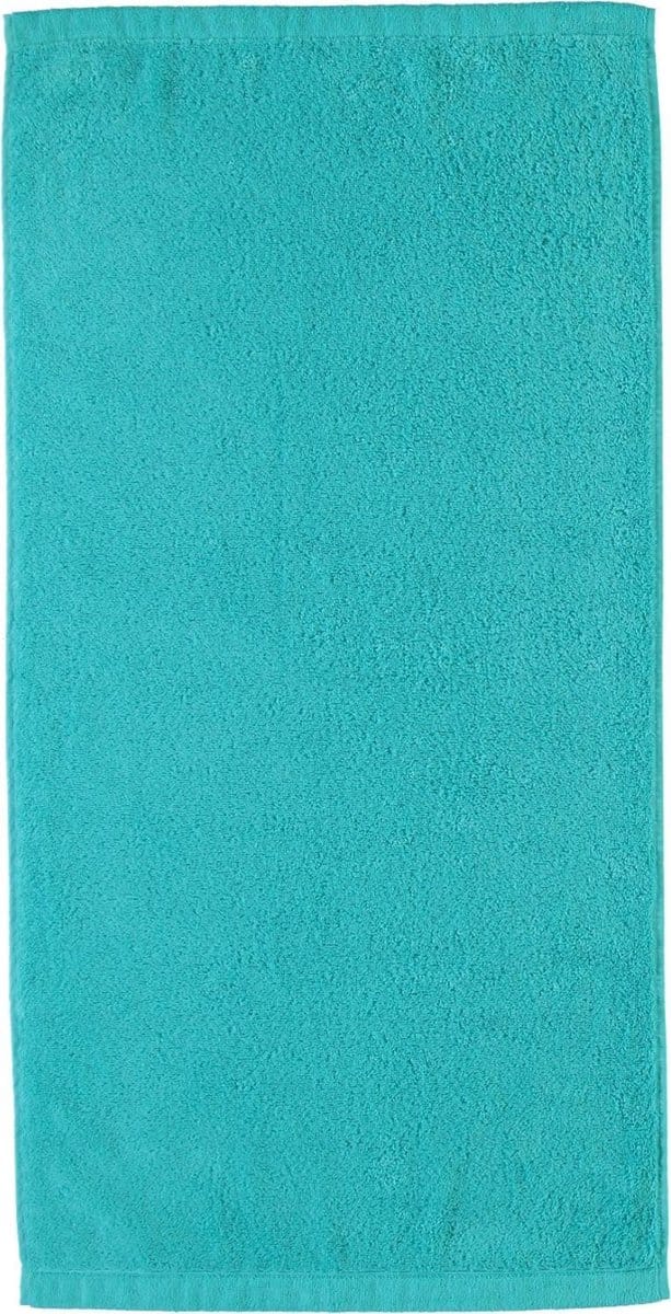 CAWÖ Lifestyle Uni Badhanddoek - Turkoois - 50x100
