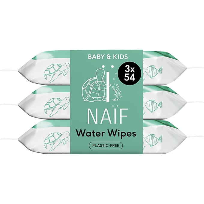 Naïf Plasticvrije Babydoekjes 3-pak 3x 54 tissues