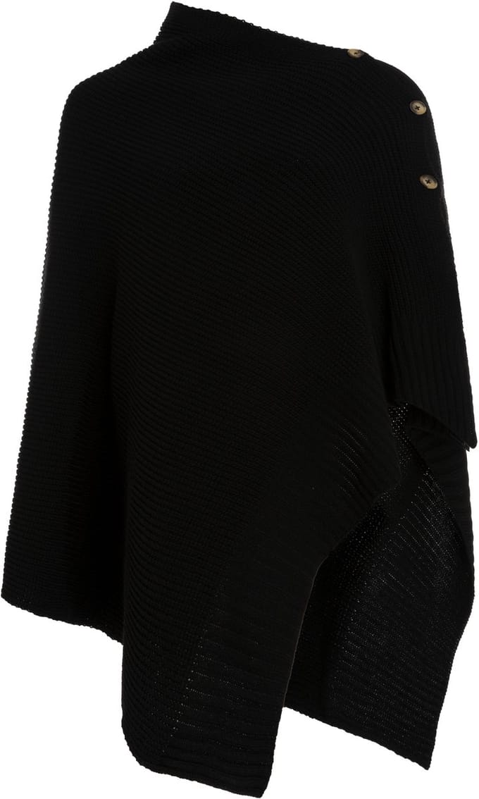 Baby's Only Zwangerschaps poncho Glow - Zwart - One Size