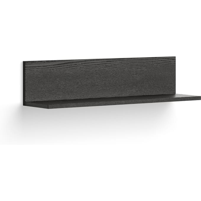 New Works Tana Wandplank - black stained oak