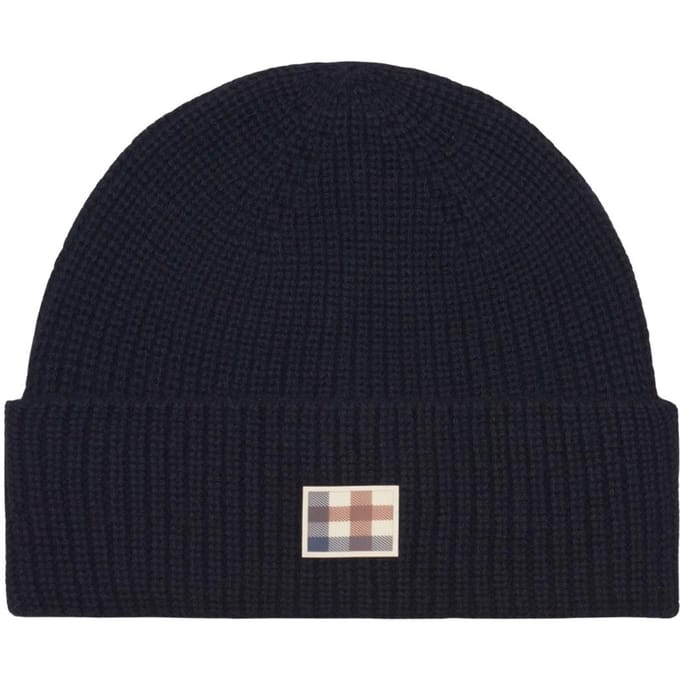Aquascutum Unisex Active Wool Blend muts voor volwassenen (Zwart)
