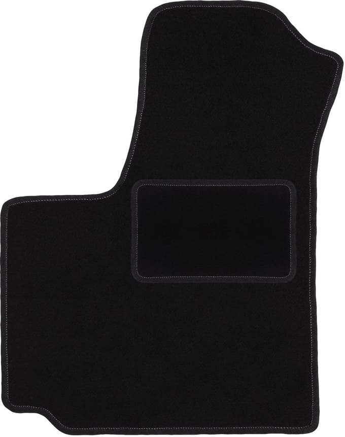 Chauffeursmat zwart voor: FIAt Doblo I combivan (2000-2009)