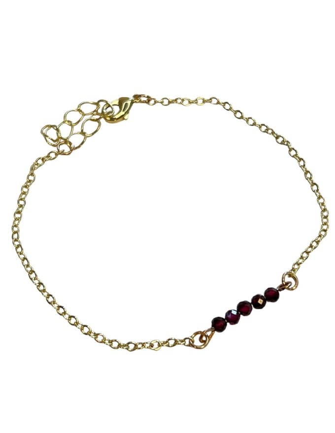Granaat spring style armband