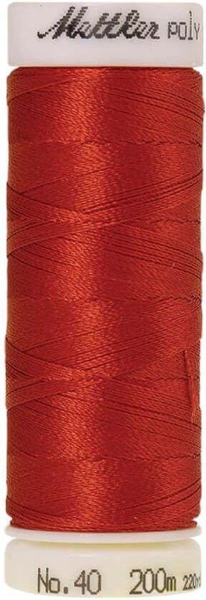 AMANN POLYSHEEN NAAI-BORDUURGAREN, COL-1335 ORANJE, 200M, PER STUK.