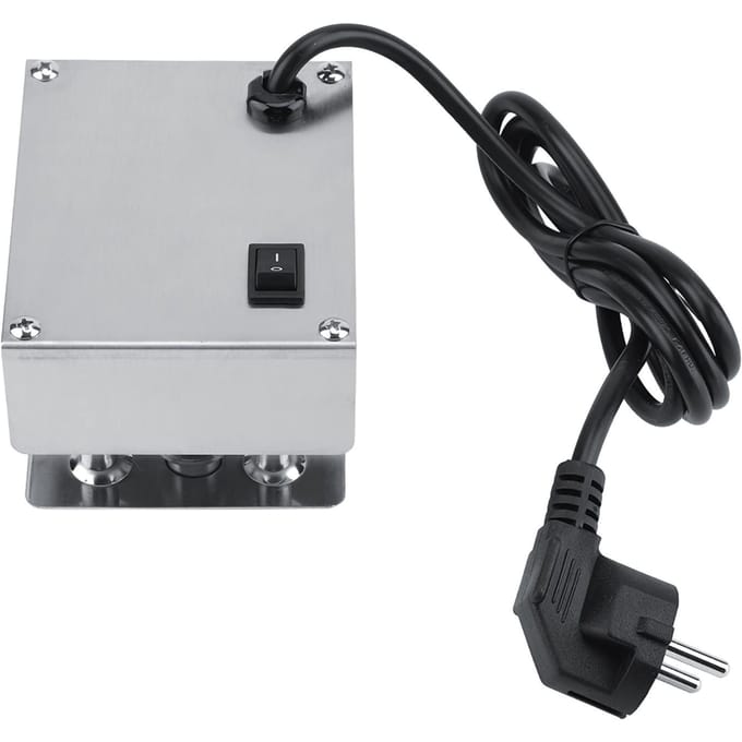 Solide Constructie BBQ Braadspit Grill Motor Rotator Barbecue Gereedschap AC white