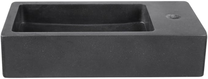 Differnz Hura Fontein - 40x22x9cm - basalt - antraciet