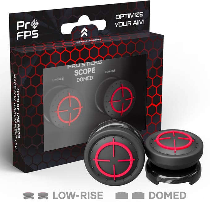ProFPS Thumbsticks - Thumb Grips - Domed Set - Geschikt voor PS5