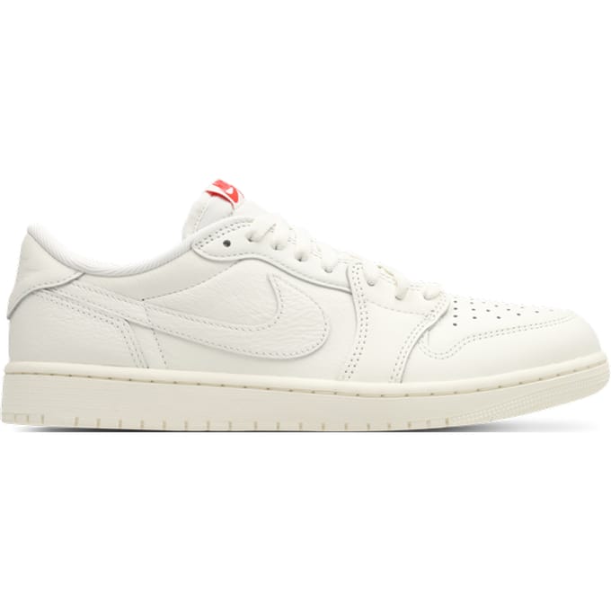 Jordan 1 Low Sneakers Heren - Wit - Maat 42.5 - Leer
