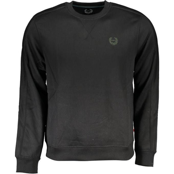 Gianmarco Venturi Zwarte Polyesteren Heren Sweatshirt