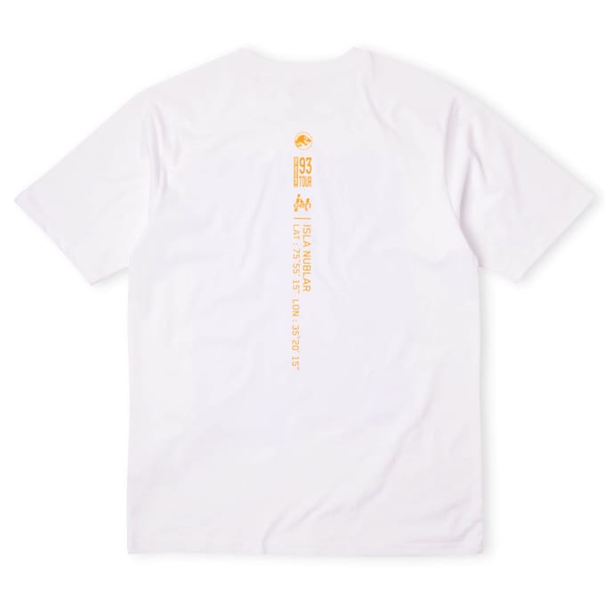 Limited Edition Jurassic Park Warning Tape Unisex T-Shirt - White - M