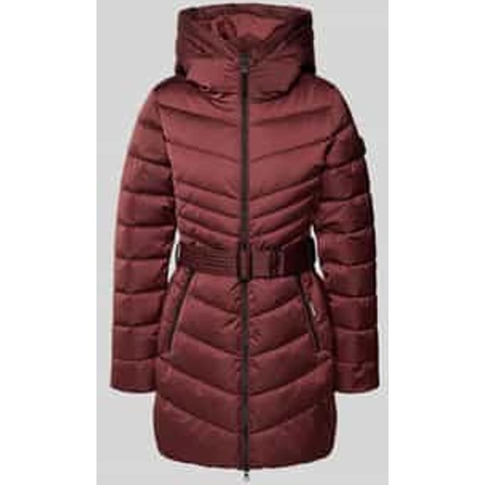 Regular fit gewatteerde mantel met capuchon model 'KINA'