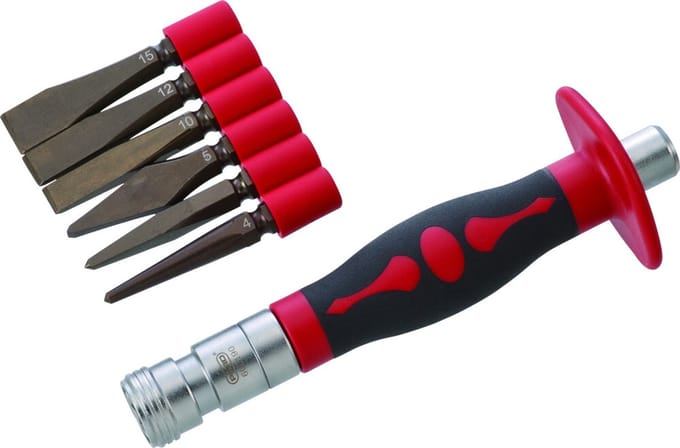 Beitel & Centerpons set, 7-delig