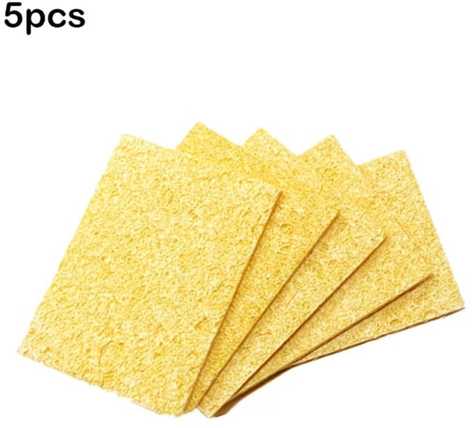 DW4Trading Soldeerspons Set van 5 Stuks Reinigen Soldeerbout - 40x55mm