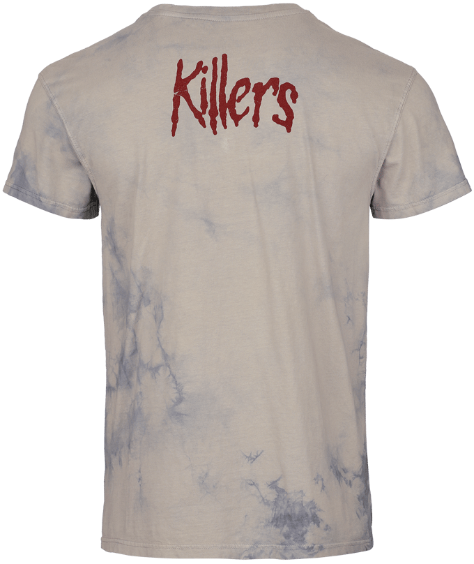 Iron Maiden T-shirt - Killers - S tot 4XL - voor Mannen - wit-grijs