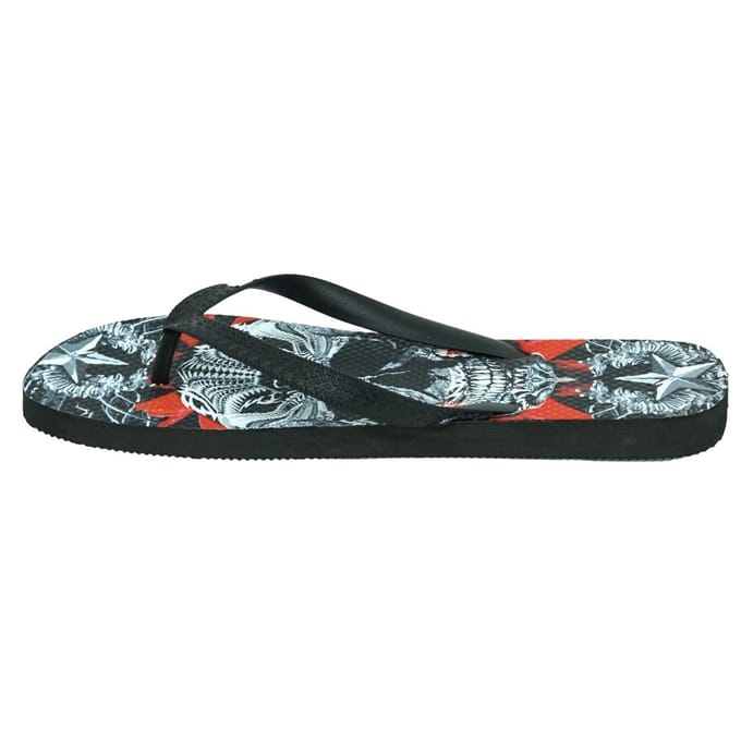 Philipp Plein Doodskop Zwarte Flip-Flops