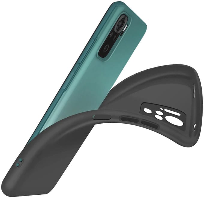 Jaym, Hoesje geschikt voor Xiaomi Redmi Note 10 - Soft Feeling, Zwart