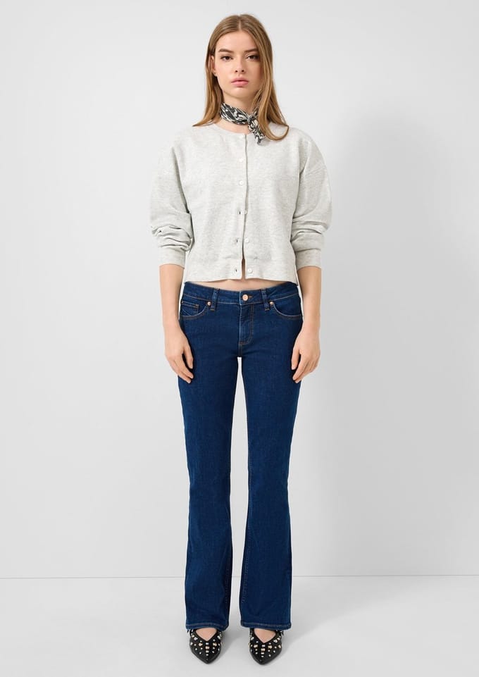 Moderne Middelhoge Bootcut Jeans Dames QS