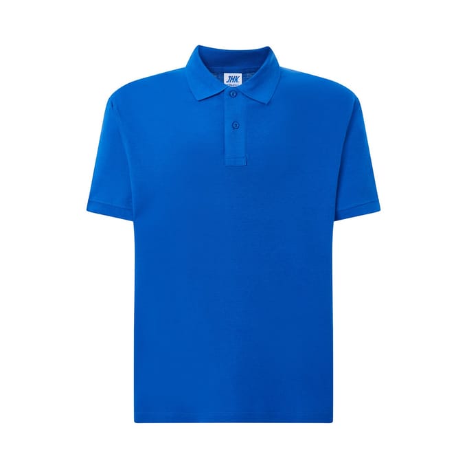 JHK Heren Pique Regular Poloshirt (Koningsblauw)