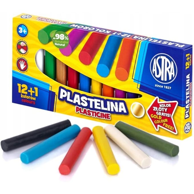 Astra - Schoolklei - 13 Kleuren - Goud - Herbruikbaar - Voor Kinderen