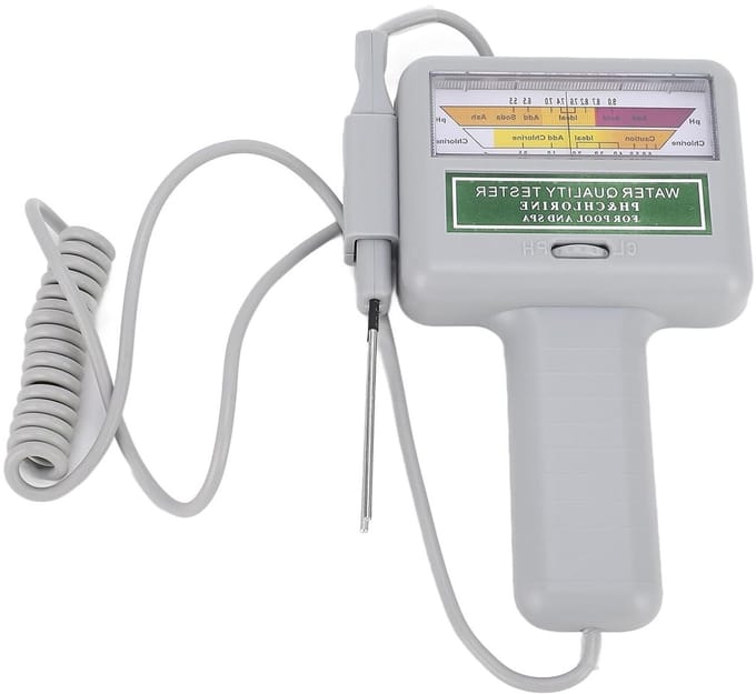 Draagbare chloortester voor zwembad en spa, ideaal voor waterkwaliteitsmonitoring en veiligheid