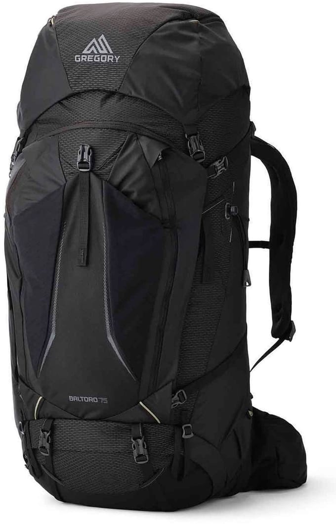 GREGORY trekkingrugzak rugzak Baltoro 75 Backpack Shadow Pine Black zwart