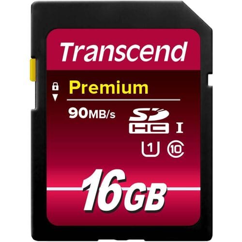 Transcend Premium 400 SDHC-kaart 16 GB Class 10, UHS-I