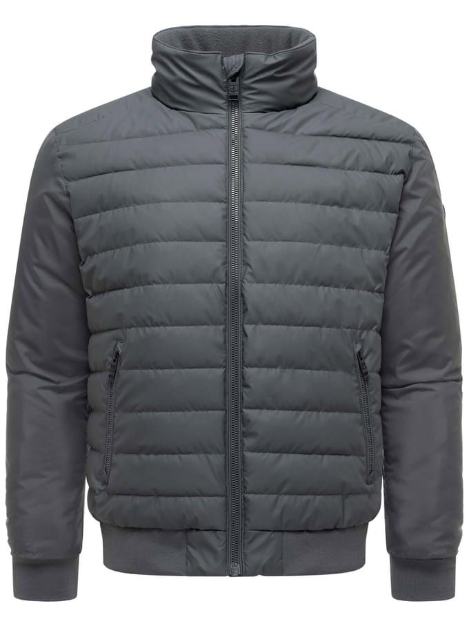 Stone Harbour heren winterjas Eliaam in materiaalmix