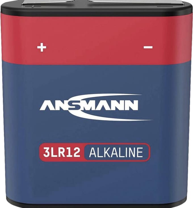 Platte batterij (4,5V) Ansmann 3R12 Alkaline 4200 mAh 1 stuk(s)