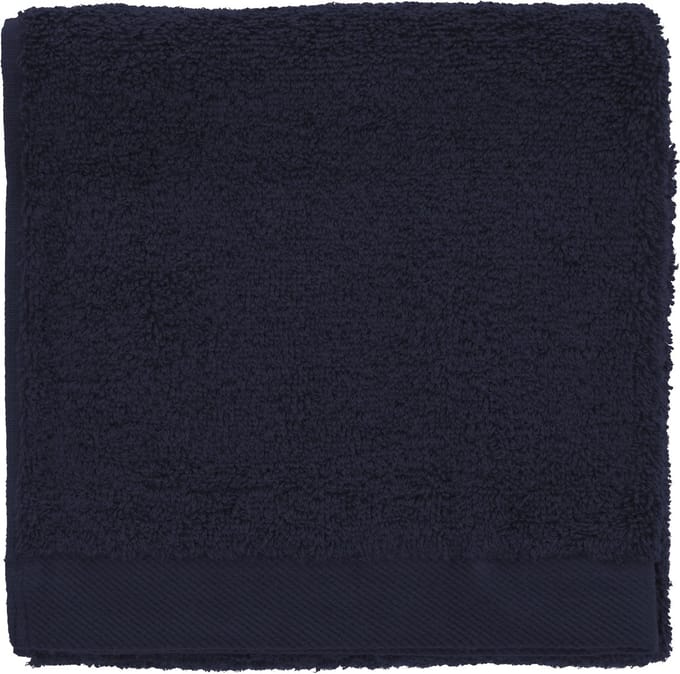Södahl organic Comfort Handdoek 40 x 60 cm Navy blue