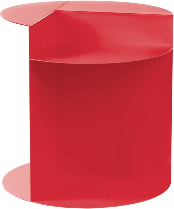 TAGGART - Bijzettafel - Rood - IJzer