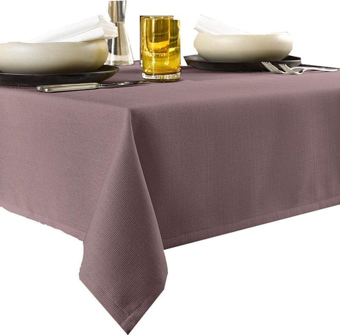 De Witte Lietaer Tafellaken Gibson - Polyester - 145x310 cm - Taupe