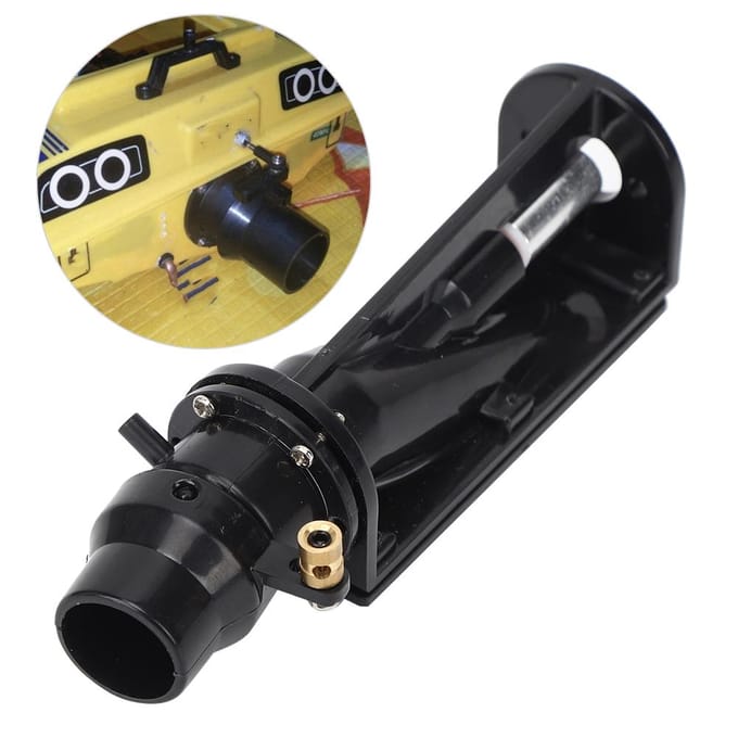 612V Waterstraalbootpomp Spray Thruster Draadloze RC Boten Model AccessoireZwart zwart