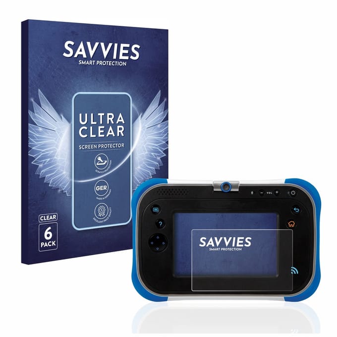 Savvies - Screenprotector voor Vtech Storio Max 2.0 - Folie Beschermfolie transparant 6 Stuks
