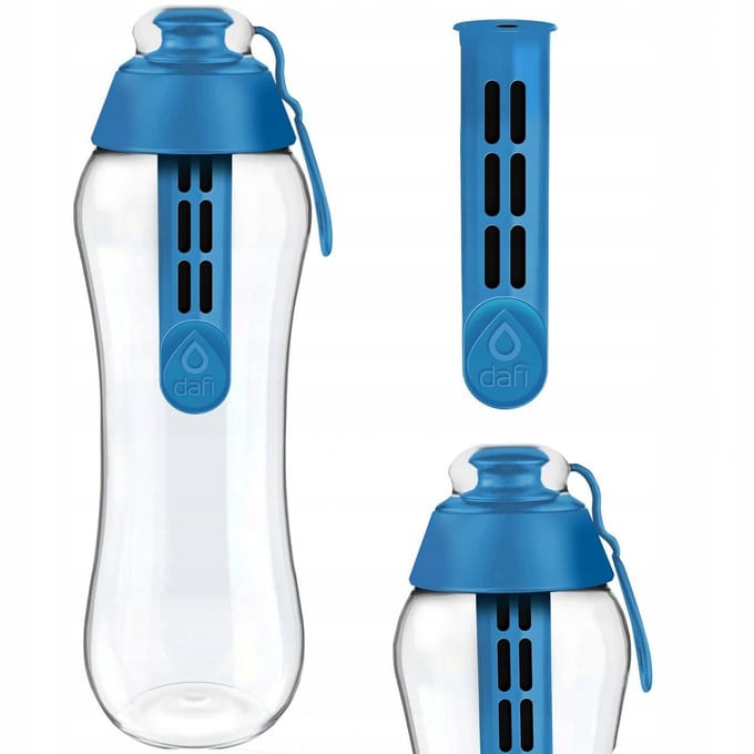 Dafi - Waterfilterfles - 300ml - Niebieski - Met Filter