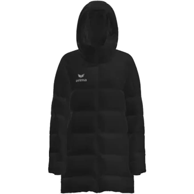 Erima Premia Winterparka Dames - Zwart | Maat: 36