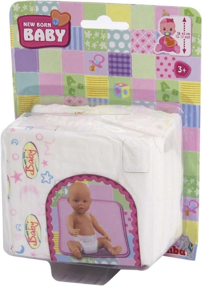 Luiers voor Poppen van 30 tot 43 cm - Set van 5