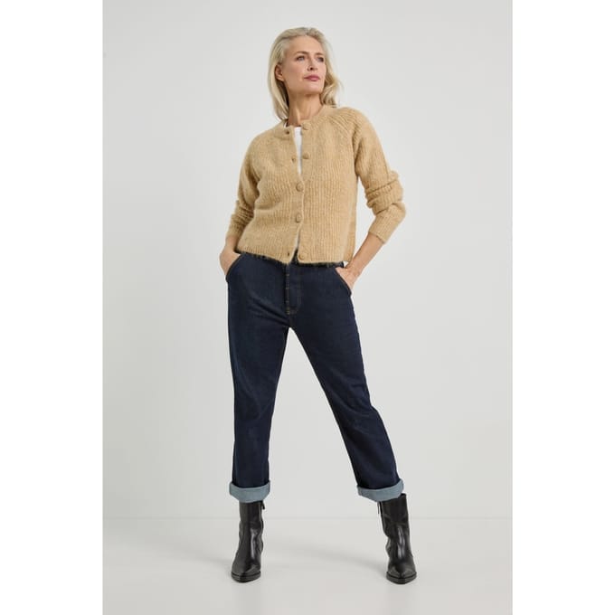 Josephine & Co Abigail Cardigan Camel Taglia: XL | Maglioni a maglia Outlet | Donna | Marrone