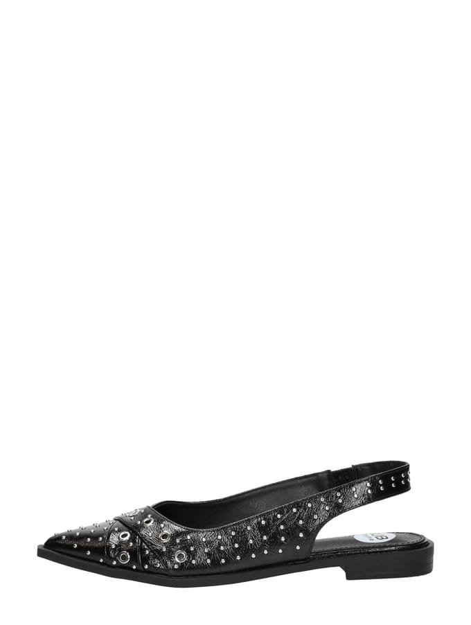 SUB55 Slingback Slingbacks - Zwart lak - Maat 36