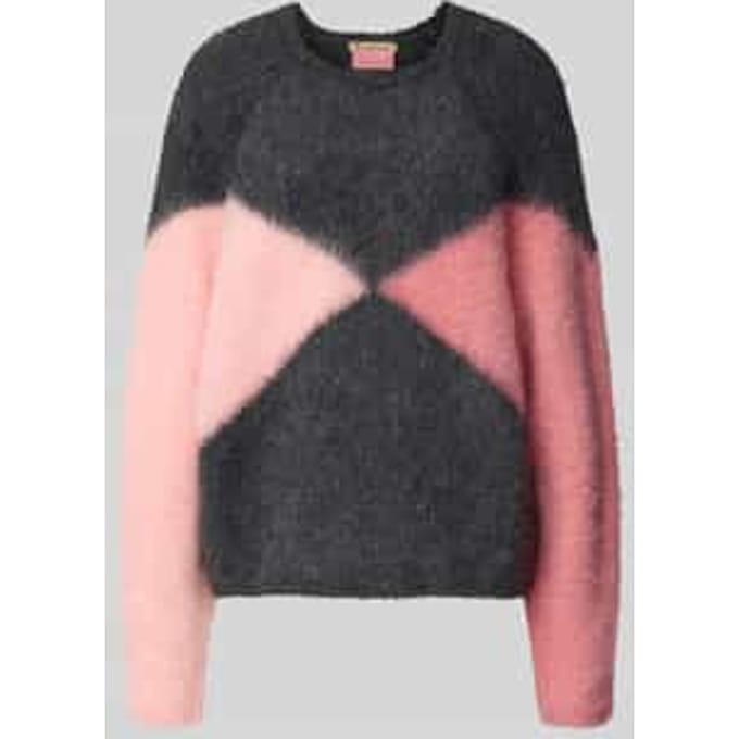 Gebreide pullover met ronde hals