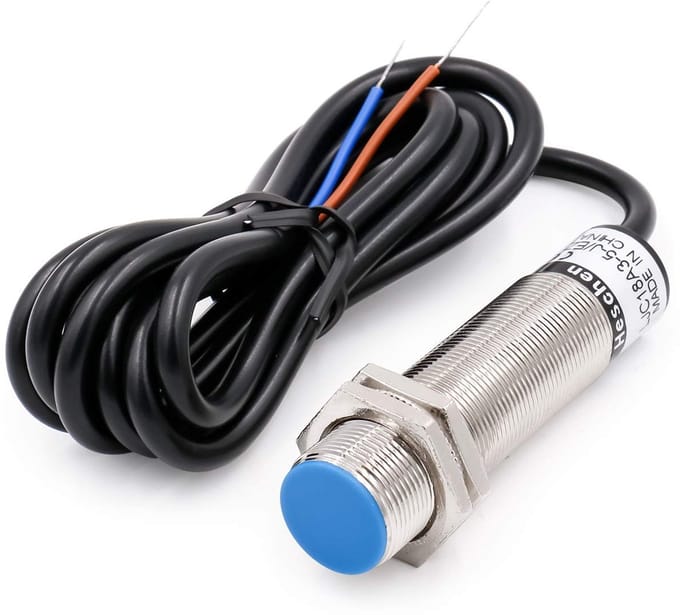 Shopcentral - Capacitive Proximity Sensor - M18 Sensor Switch - Betrouwbaar en Efficiënt - Diverse Toepassingen - 90-250VAC - Perfect voor Automatise